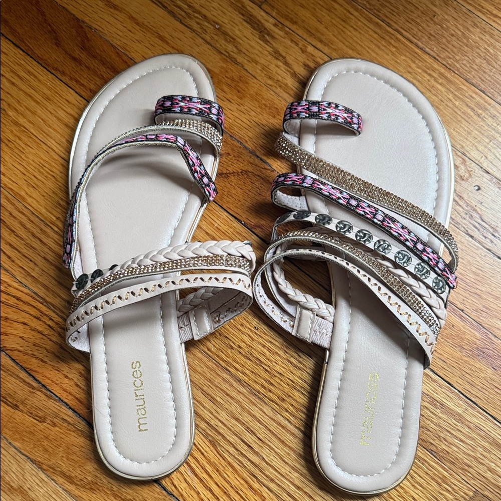 Maurices Women's Sandals with Multi-Color Straps